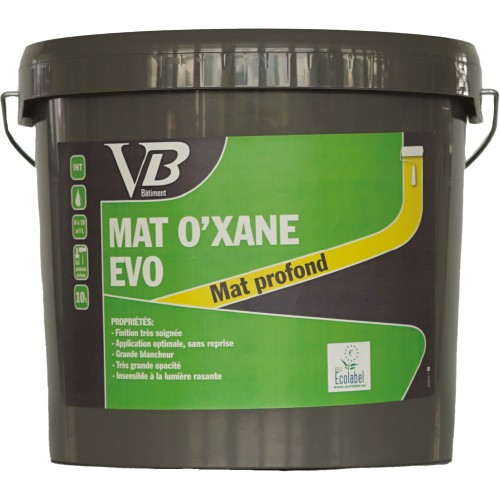 PEINTURE DE FINITION ACRYLIQUE MAT'OXANE - MUR ET PLAFOND - VB - 2L5