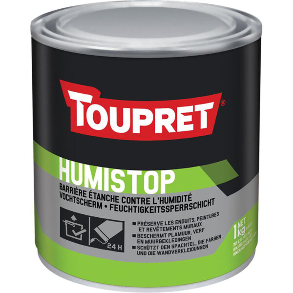 PEINTURE D'IMPRESSION ACRYLIQUE HUMISTOP - MUR - TOUPRET - 1KG