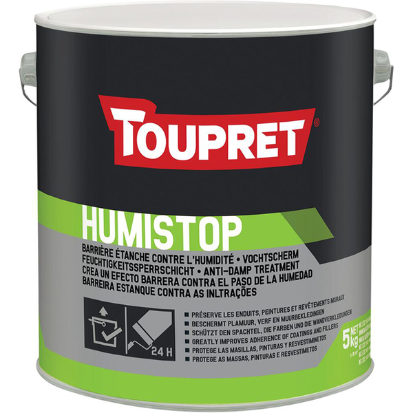 PEINTURE D'IMPRESSION ACRYLIQUE HUMISTOP - MUR - TOUPRET - 2KG5