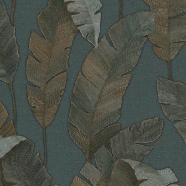 PAPIER INTISSE BALI JUNGLE VERT - VEGETAL - AS CREATION