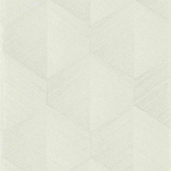 PAPIER PEINT INTISSE LOSANGE - CRÈME - GRAPHIQUE - ERISMANN
