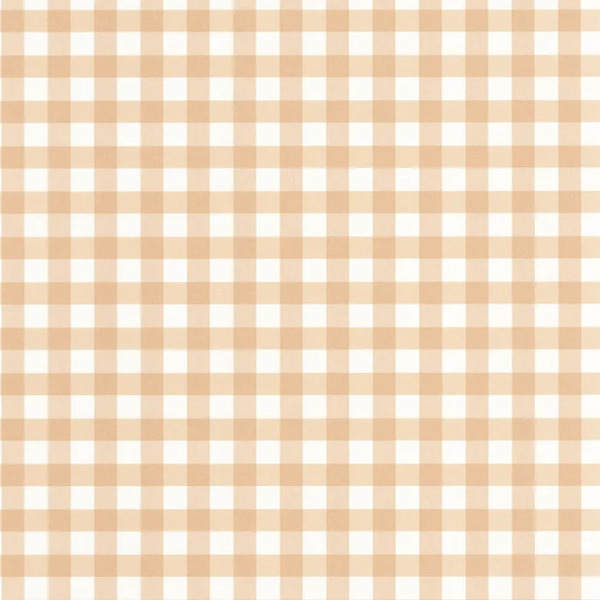 PAPIER PEINT VICHY - BEIGE & BLANC - GRAPHIQUE - CASADECO