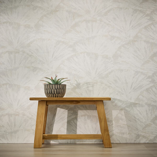 PAPIER PEINT INTISSÉ TESSEN - BLANC ET GRIS - GRAPHIQUE - AS CRÉATION – Image 3