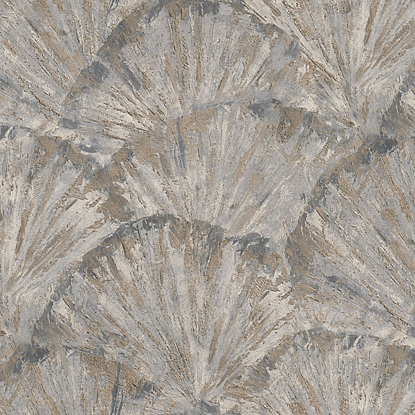 PAPIER PEINT INTISSÉ TESSEN - GRIS ET TAUPE - GRAPHIQUE - AS CRÉATION