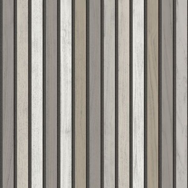 PAPIER PEINT LATTES BOIS - CHENE GRISÉ - BOIS - UGÉPA