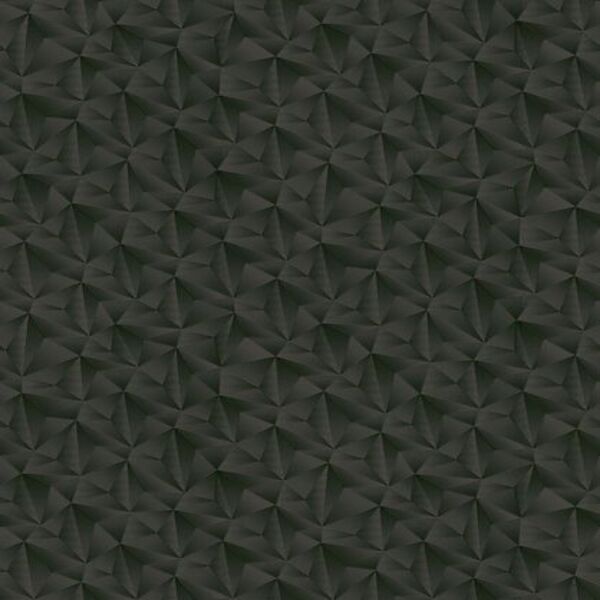 PAPIER PEINT ILLUSION TRIANGLE - NOIR - GRAPHIQUE - ERISMANN