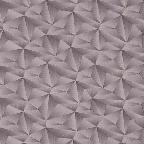 PAPIER PEINT ILLUSION TRIANGLE - GRIS FONCÉ - GRAPHIQUE - ERISMANN