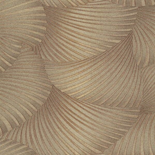 PAPIER PEINT INTISSÉ COQUILLAGE - OR - GRAPHIQUE - ERISMANN