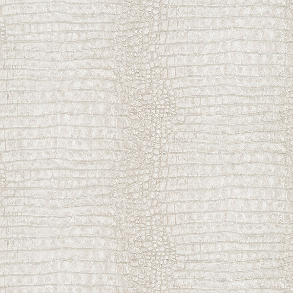 PAPIER PEINT INTISSÉ PEAU DE CROCODILE - BEIGE - CROCODILE - ERISMANN
