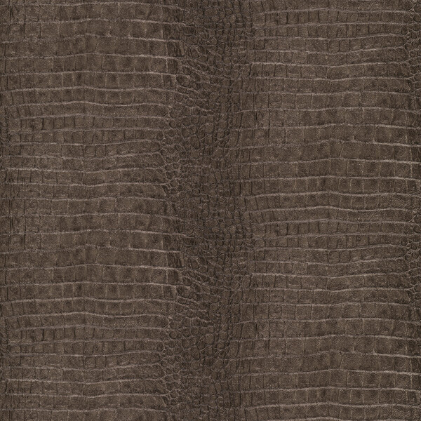 PAPIER PEINT INTISSÉ PEAU DE CROCODILE - MARRON - CROCODILE - ERISMANN