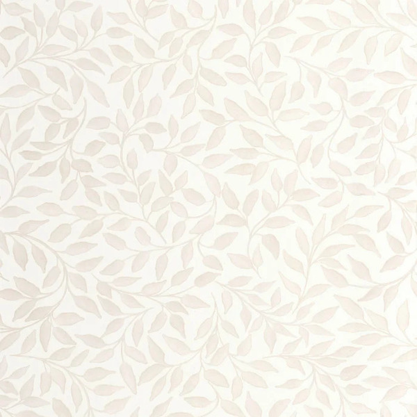 PAPIER PEINT INTISSÉ PRINTEMPS - BLANC NACRÉ - FLORAL- CASELIO