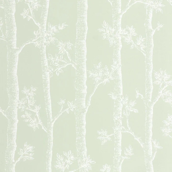 PAPIER PEINT INTISSÉ AUTOMNE - VERT AMANDE - VÉGÉTAL- CASELIO