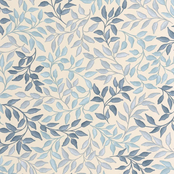PAPIER PEINT INTISSÉ PRINTEMPS - BLEU - FLORAL - CASELIO