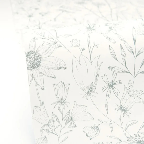 PAPIER PEINT INTISSE JARDIN DE GIVERNY - VERT D'EAU - FLORAL - CASELIO – Image 3