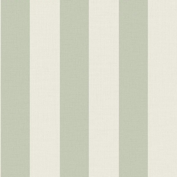 PAPIER PEINT RAYURES TEXTURES - BEIGE & VERT SAUGE - RAYURES - GRANDECO
